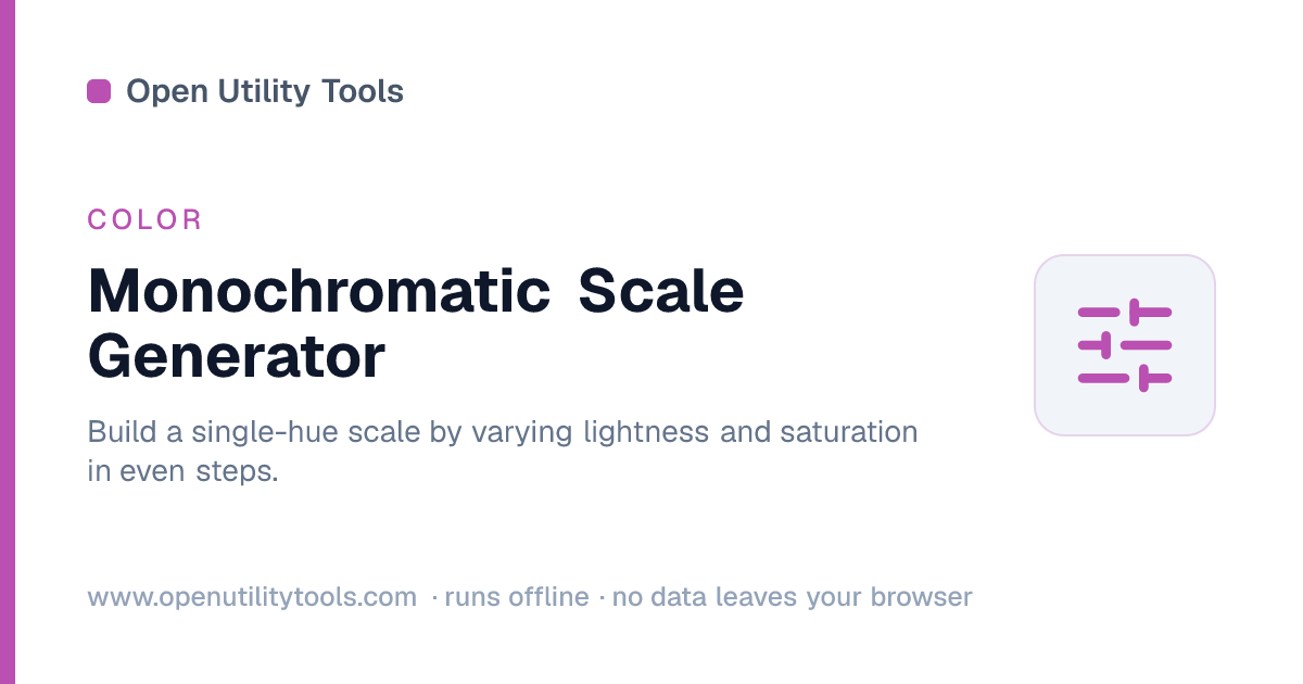 Synchronous Utility Scale Generator Icon Monochromatic Scale Generator - Free Online — Open Utility Tools